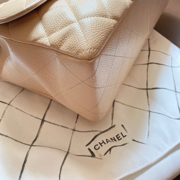 ✨SOLD✨Chanel Quilted Caviar Leather Single Flap - Picture 9 of 10